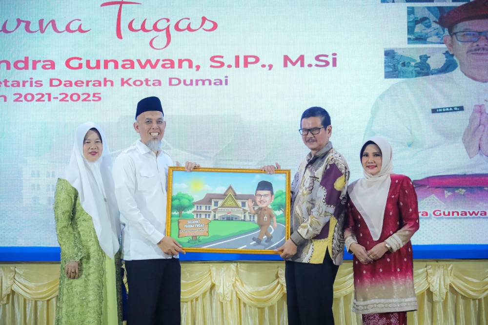 39 Tahun 8 Bulan Mengabdi Sebagai ASN, Wako Dumai H. Paisal Apresiasi Dedikasi H. Indra Gunawan 