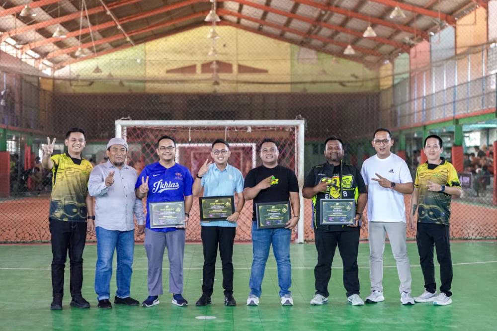 32 Tim Bertarung Dalam Turnamen Futsal 22 Community, Wawako Berikan Apresiasi Semangat Olahraga Pemuda Kota Dumai 