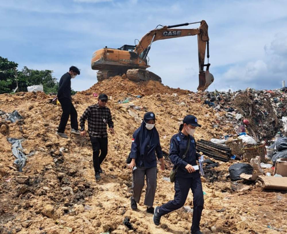 Dampingi Kunjungan KLH, Pemko Dumai Komitmen Benahi Pengelolaan Sampah di TPA Mekar Sari 