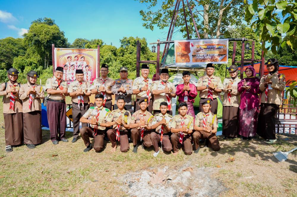 Berlangsung Khidmat, Wawako Sugiyarto Pimpin Upacara Pembukaan Raimuna Cabang Kota Dumai 2025
