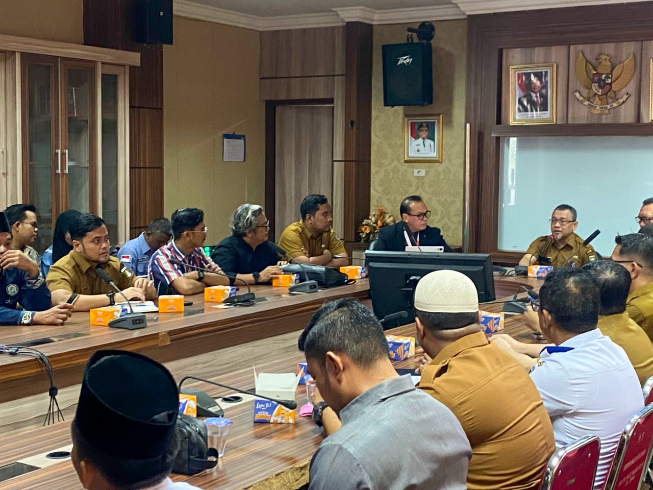 Pimpin Rapat Persiapan Aksi Bela Palestina dan Konser Amal Bersama Wali Band, Sekdako Fahmi Rizal Tekankan Koordinasi Solid 