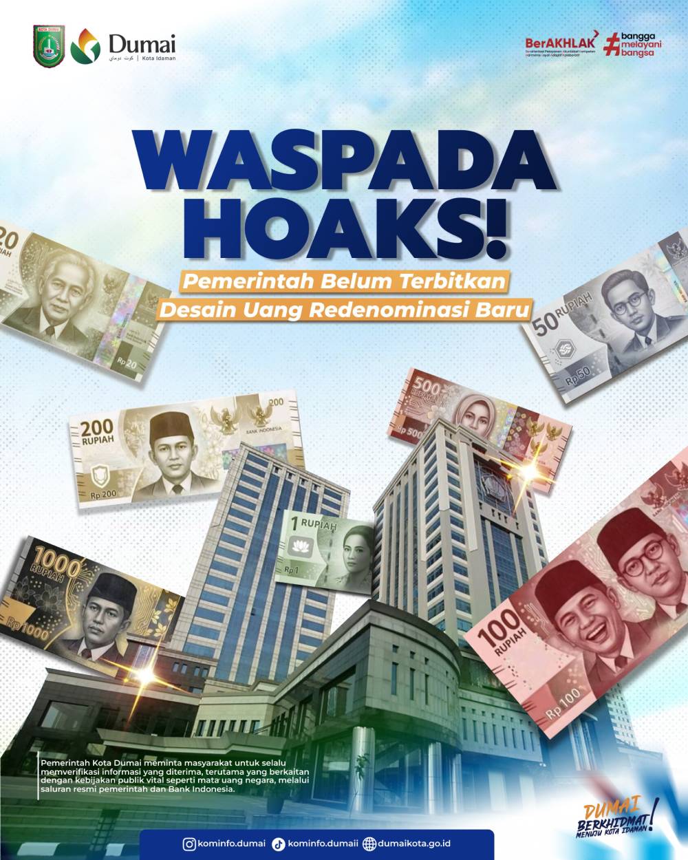 Waspada Hoaks! Pemerintah Belum Terbitkan Desain Uang Redenominasi Baru