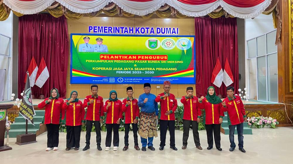 Pemko Dumai Kukuhkan Pengurus PPPBSM dan Koperasi JJSP Masa Bakti 2025–2030