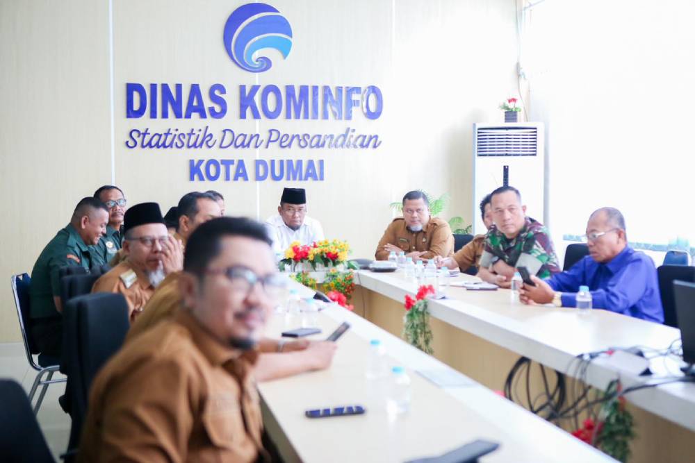 Ikuti Rapat Virtual Evaluasi Pembangunan Kopdes Merah Putih, Pemko Dumai Komitmen Percepat Pembangunan Koperasi di Seluruh Kelurahan 