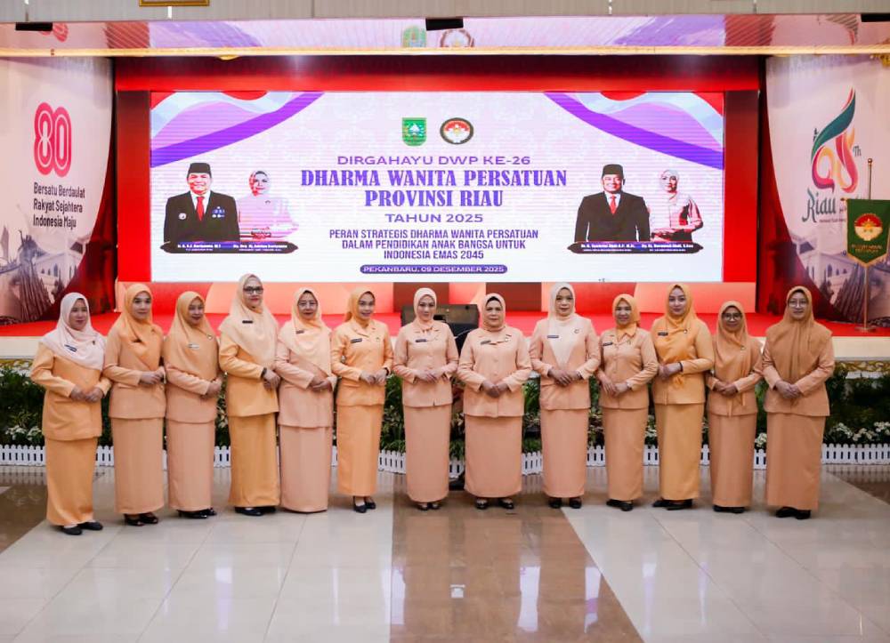 Hadiri Peringatan Dirgahayu Dharma Wanita ke-26, Ketua DWP Kota Dumai: Momentum Ini Jadi Penggerak Silaturahmi
