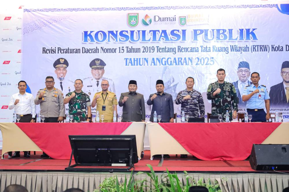 Dispertaru Dumai Gelar Konsultasi Publik II Revisi RTRW, Wawako Sugiyarto: Wujudkan Pembangunan Berkelanjutan dan Berdaya Saing
