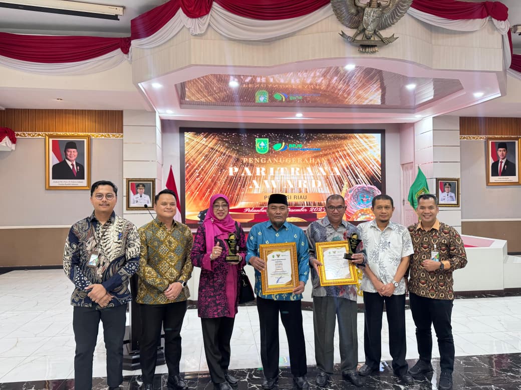 Dumai Raih Peringkat 3 Paritrana Award 2025 atas Komitmen Perluasan Jamsostek