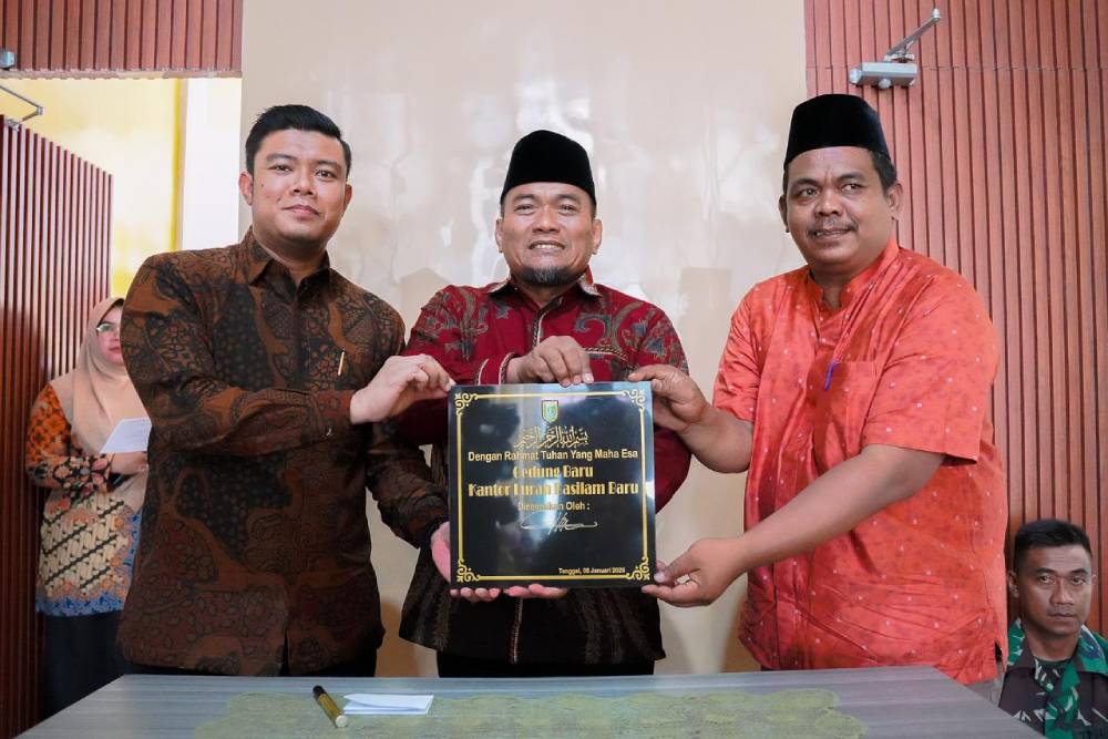Resmikan Kantor Lurah Basilam Baru, Wawako Sugiyarto: Wujud Komitmen Pelayanan Prima di Sungai Sembilan