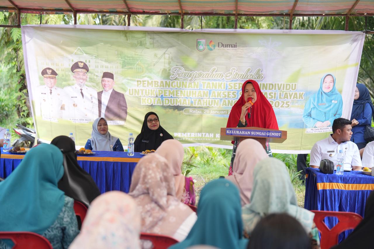 Serahkan 181 Unit Tangki Septik Tank Individu, Pemko Dumai Komitmen Wujudkan Sanitasi Layak dan Keluarga Sehat