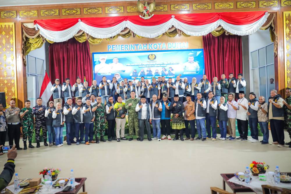 Hadiri Pelantikan Pengurus Kota PELTI Dumai 2025-2029, Wawako Sugiyarto Harapkan Kebangkitan Prestasi Tenis Lapangan
