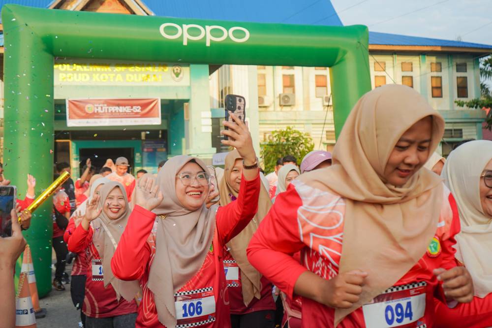 FunRunNurse 3K Meriahkan Rangkaian HUT PPNI Ke-52 di Kota Dumai