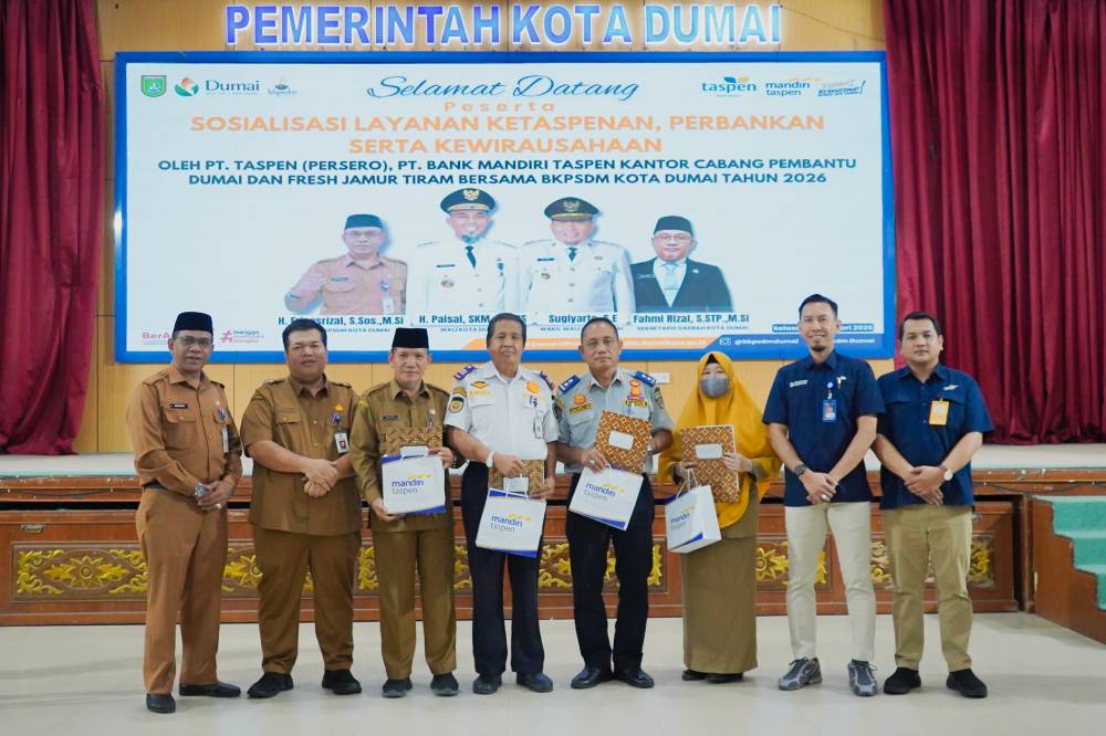 Pemko Dumai Bersama Taspen Bekali ASN Jelang Pensiun dengan Layanan Ketaspenan dan Wirausaha
