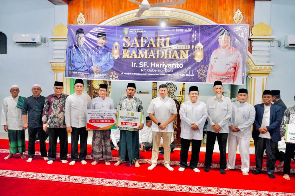 Dampingi Rombongan Plt Gubri di Masjid Al Muqorrabin Bukit Kayu Kapur, H. Paisal: Safari Ini Membawa Keberkahan bagi Dumai Kota Idaman