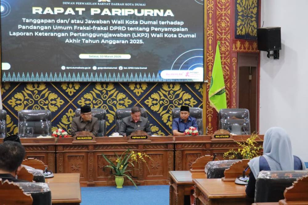 Tegaskan Komitmen Akuntabilitas, Wawako Sugiyarto Sampaikan Tanggapan dan Jawaban atas Pandangan Umum Fraksi-Fraksi Terkait LKPJ 2025 di DPRD