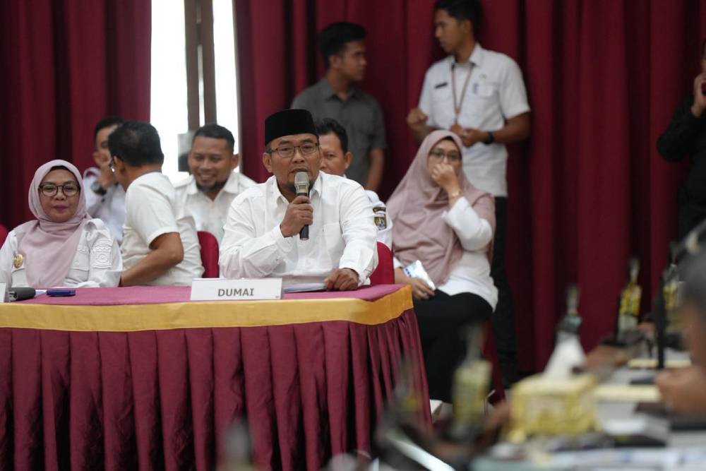 Dukung Arahan Pusat, Wawako Dumai Sugiyarto Tekankan Pengawasan Stok Pangan Harian Jelang Idulfitri