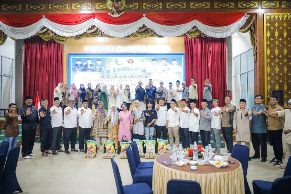 Perkuat Sinergitas, PWI Kota Dumai Helat Audiensi dan Buka Puasa Bersama Pemerintah Kota