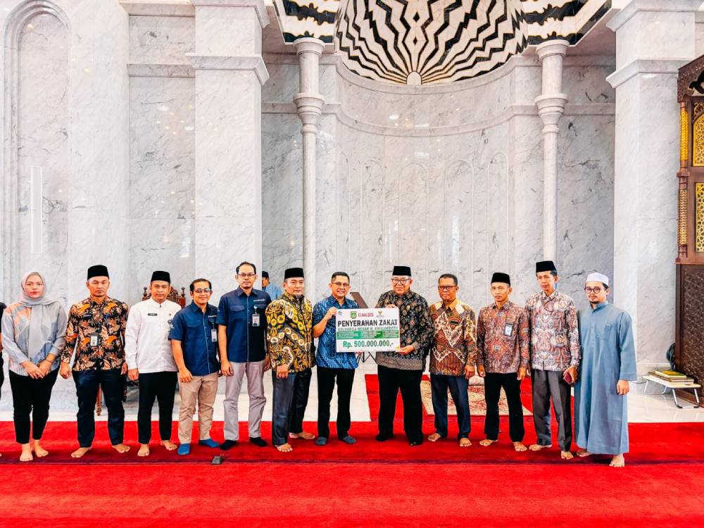 Wawako Sugiyarto Kawal Penyaluran Zakat Mal Rp500 Juta RS Awal Bros Group, Sasar 1.500 Mustahik se-Kota Dumai