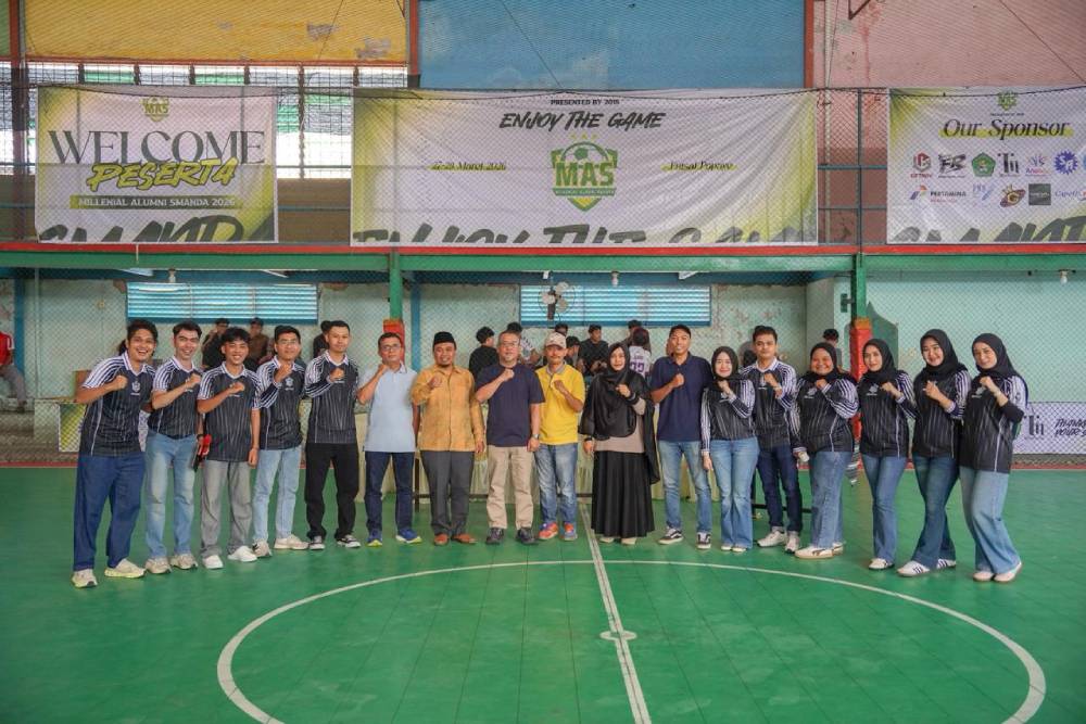 Buka Turnamen Milenial Alumni Smanda Tahun 2026, Sekdako Fahmi Ingatkan Komitmen Silaturahmi dan Junjung Tinggi Sportivitas 