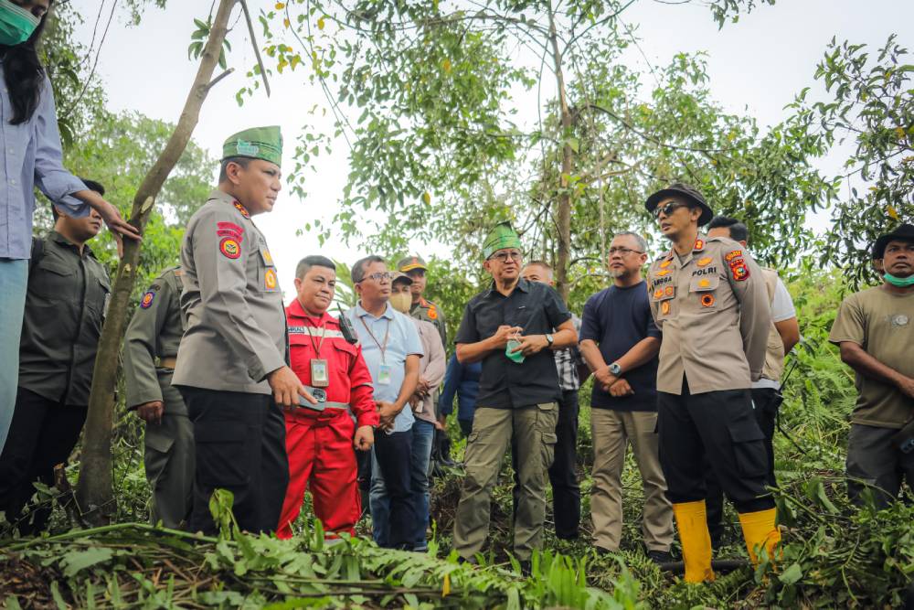 Kapolda Riau Kembali Tinjau Titik Karhutla di Kota Dumai, Apresiasi Upaya Pemadaman dan Langkah Pencegahan 