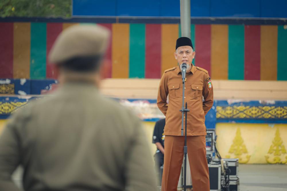 Pimpin Apel Gabungan Pemko Dumai Pasca Cuti Bersama Hari Raya Idul Fitri 1447H, Wako: Jaga Silaturahmi Guna Mendukung Pelayanan Publik Yang Maksimal