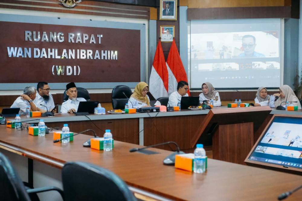 Wali Kota Dumai Ikuti Presentasi Kinerja Penurunan Pengangguran, Dorong Kebijakan Tepat Sasaran