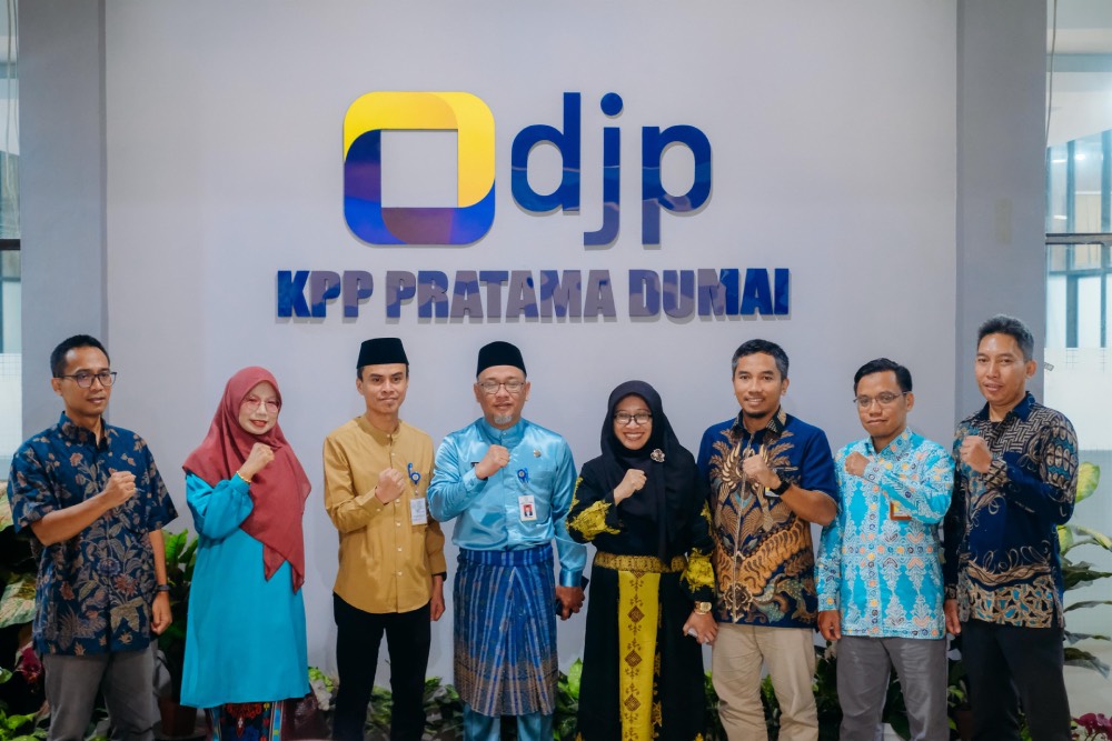 Sekdako Laksanakan Silaturahmi Dengan Kepala KPP Pratama Kota Dumai, Diskusi Langkah Optimalisasi Penerimaan melalui Pajak