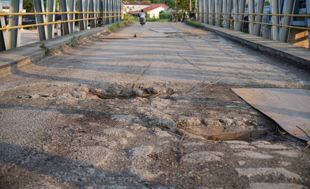 Kabar Baik! Wako H. Paisal Pastikan Jembatan Sungai Masjid Diperbaiki Tahun Ini