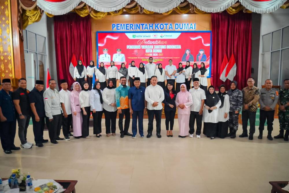 Kimlan Antoni Resmi Nahkodai YJI Dumai Periode 2026-2031, Pemko Harap Pengurus Jadi Mitra Strategis Sosialisasi Kesehatan Jantung