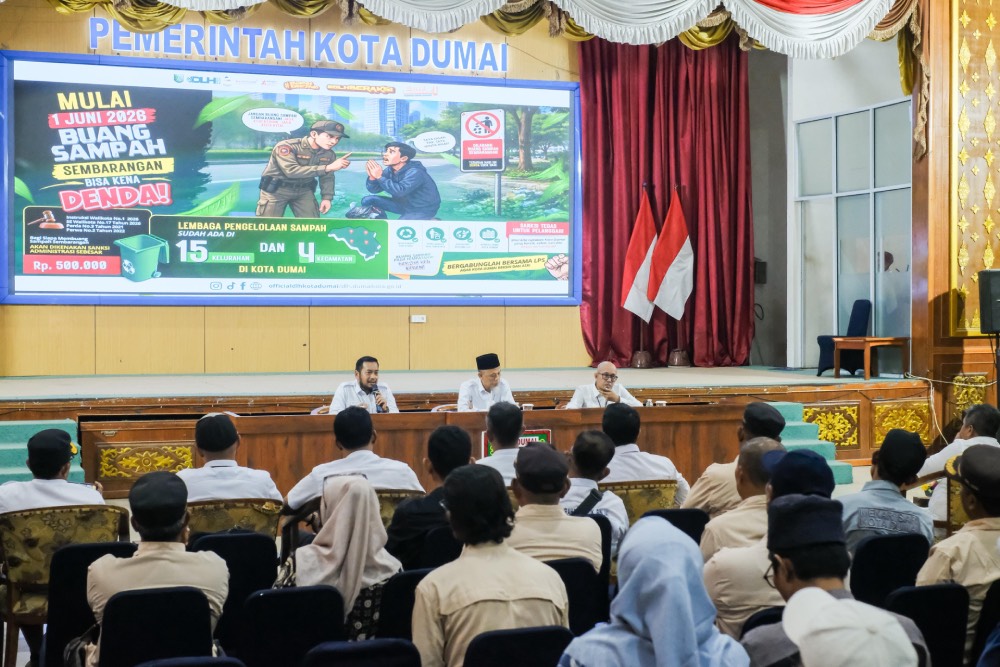 Wali Kota Dumai Perkuat Pengelolaan Sampah, Masyarakat Diajak Pilah Sampah dari Rumah