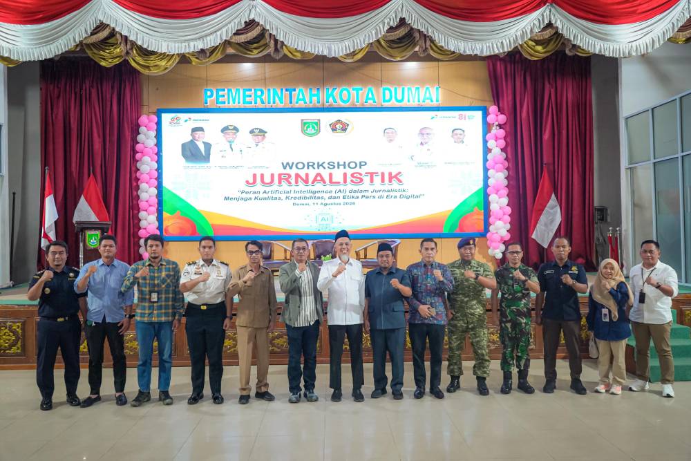 AI Makin Canggih, Wali Kota Dumai Ingatkan Wartawan Tetap Pegang Teguh Etika Jurnalistik