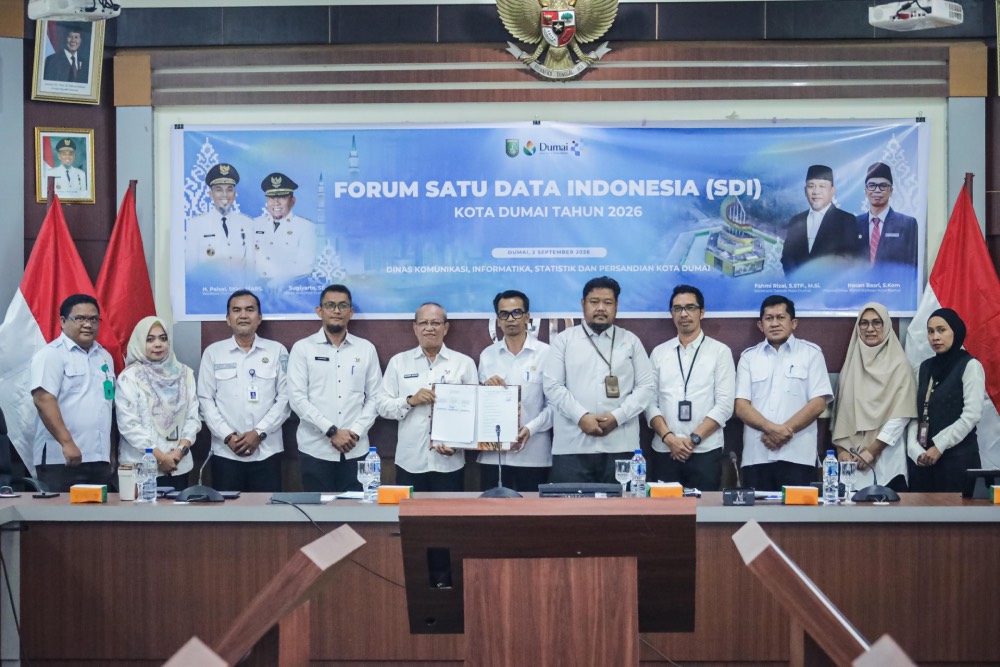 Perkuat Data Pembangunan, Pemerintah Kota Dumai Dorong Optimalisasi Si-DATIN