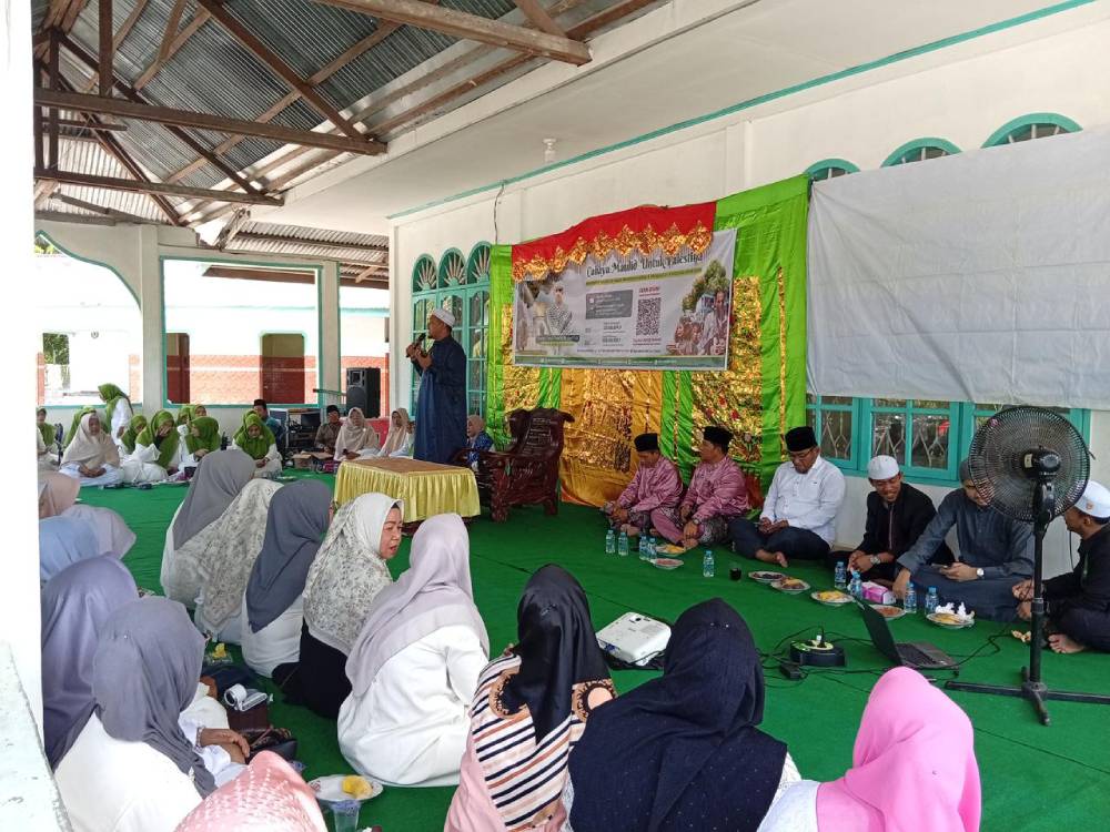 Permata Bukit Kayu Kapur Gelar Peringatan Maulid Nabi dan Penggalangan Dana Palestina, Wawako Sugiyarto Ajak Warga Teladani Kepedulian Rasulullah