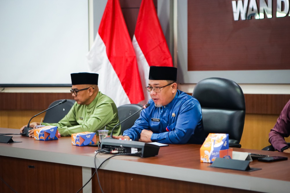 Diguyur Curah Hujan Tinggi Selama Dua Hari, Pemko Dumai Gelar Rapat Terbatas Penanganan Banjir 