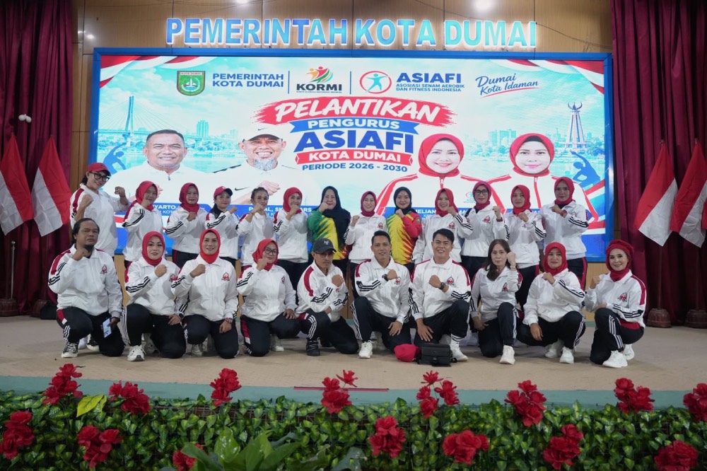Syarifah Resmi Pimpin ASIAFI Kota Dumai Periode 2026–2030, Pemko Dorong ASIAFI Jadi Mitra Strategis Gaungkan Gaya Hidup Sehat