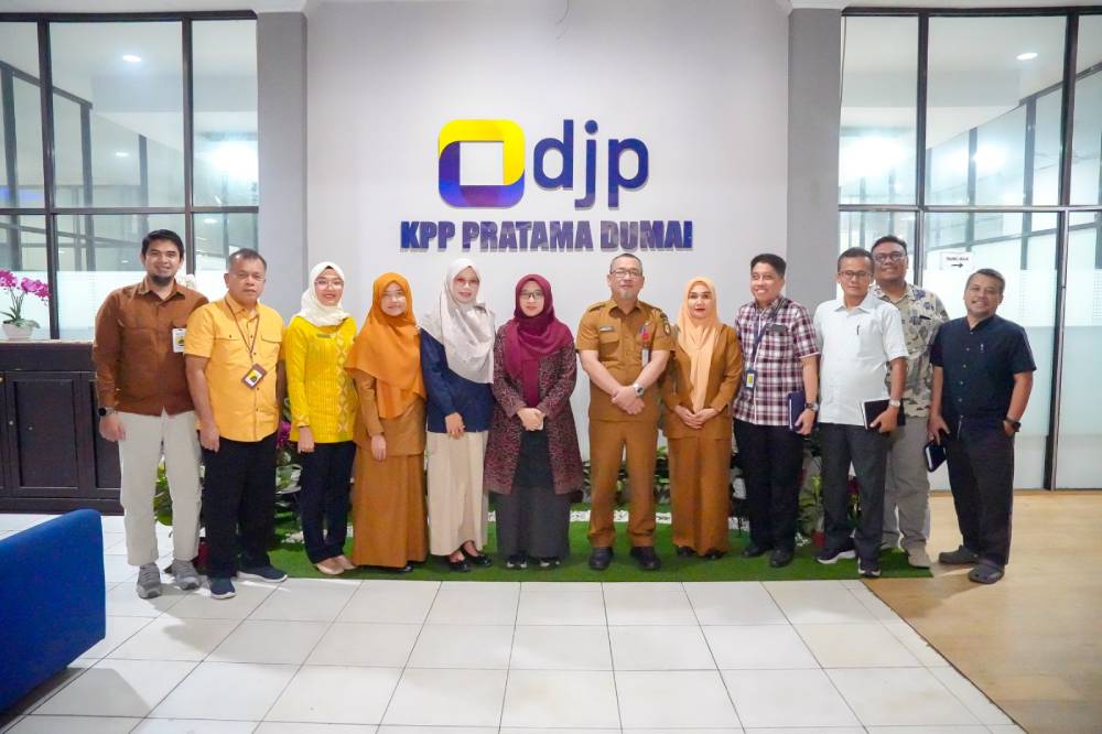 Perkuat Sinergi Fiskal dan Optimalisasi PAD, Sekda Fahmi Rizal Melakukan Silaturahmi dan Forum Komunikasi Publik (FKP) Bersama KPP Pratama Dumai
