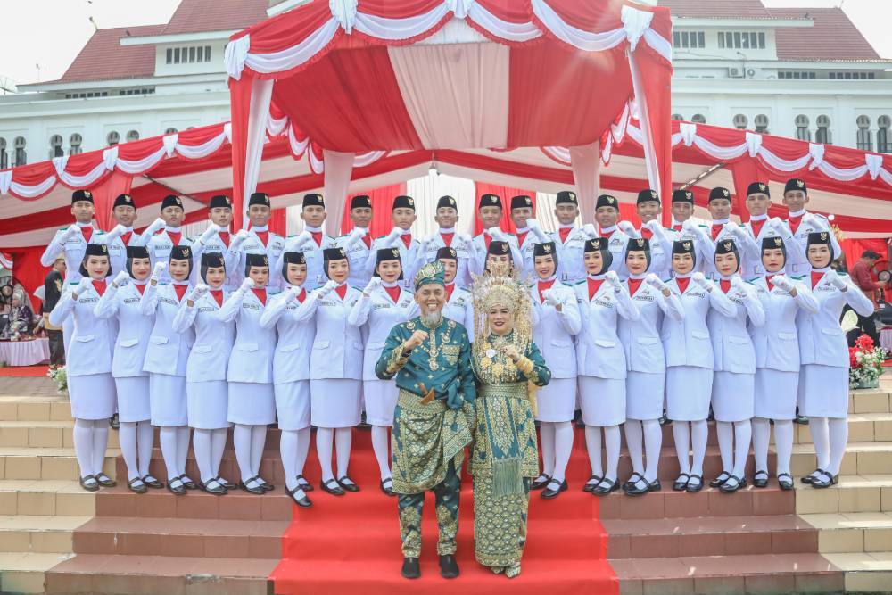 Khidmatnya Upacara Peringatan HUT RI Ke-79 di Kota Dumai - 5