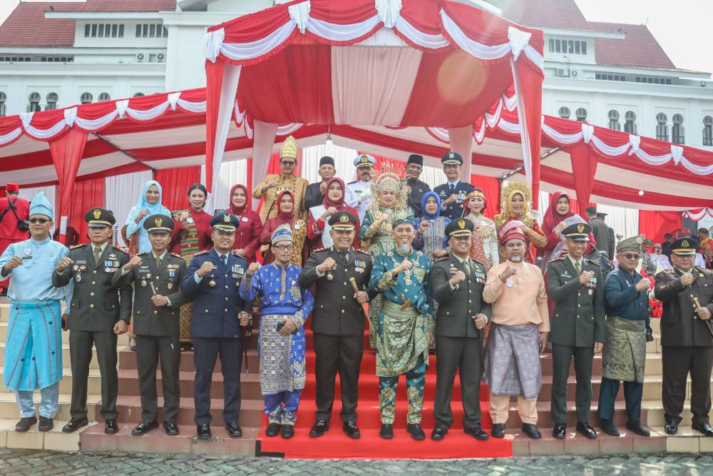Khidmatnya Upacara Peringatan HUT RI Ke-79 di Kota Dumai - 4