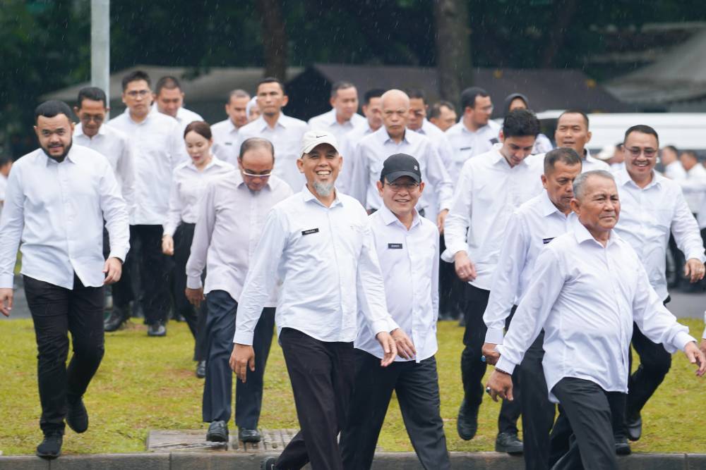 Wako Paisal Dan Wawako Sugiyarto Resmi Dilantik Presiden Prabowo Subianto - 2