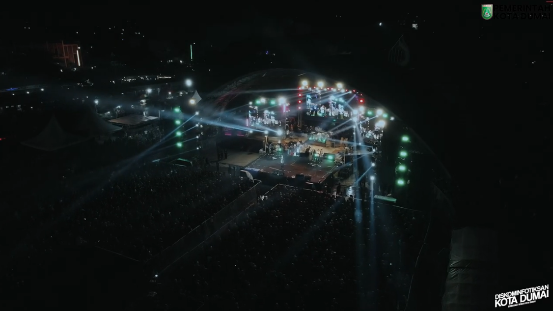 Pesta Rakyat Dumai Malam Pergantian Tahun 2023, Bersama Wali Band di Taman Bukit Gelanggang