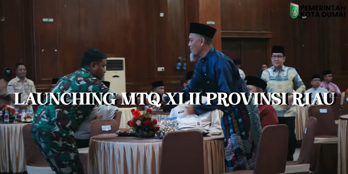 Launching MTQ Tingkat Provinsi Riau ke XLII Tahun 2024, di Pendopo Sri Bunga Tanjung Dumai