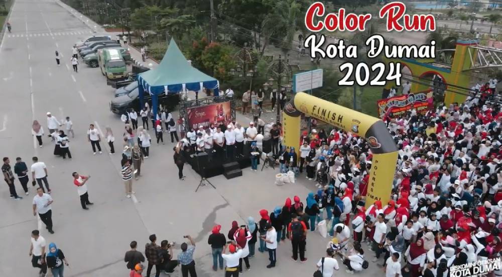 Colour Run Kota Dumai Tahun 2024, Taman Bukit Gelanggang Kota Dumai