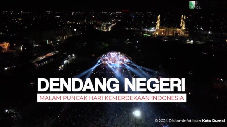 Dendang Negeri bersama ARMADA BAND , Malam Puncak HUT RI ke 79 di TBG Kota Dumai Tahun 2024