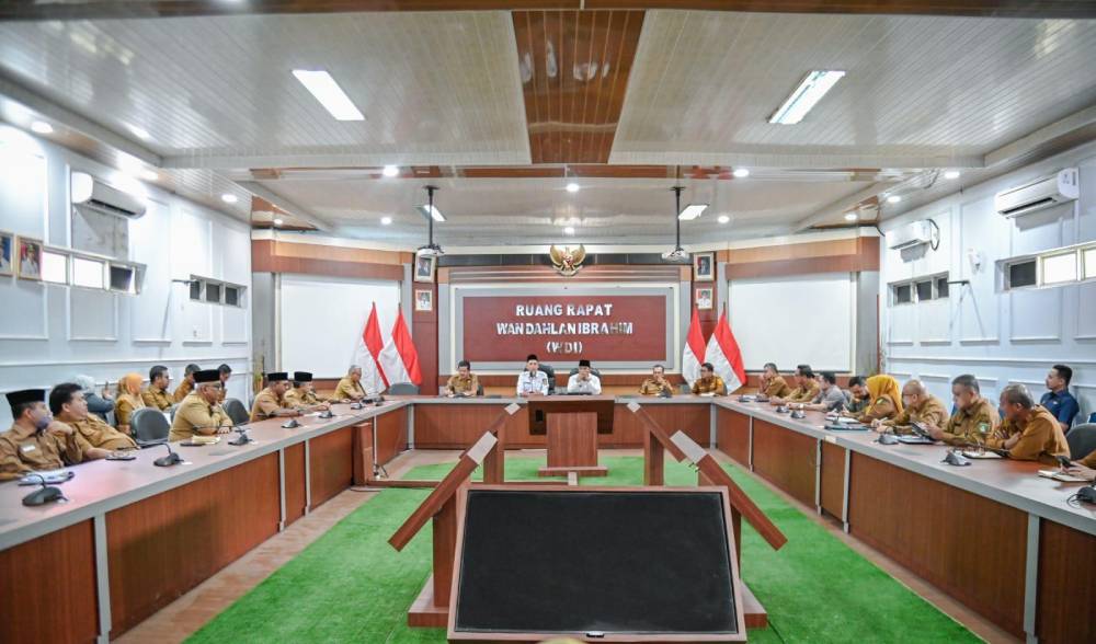 Rapat Perdana Pemko Dumai bersama Wali Kota & Wakil Wali Kota Dumai Th.2025