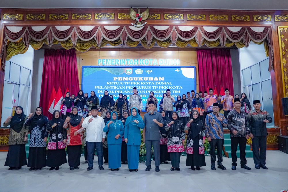 PELANTIKAN KETUA PKK & TIM PEMBINA POSYANDU KOTA DUMAI MASA BHAKTI 2025-2030