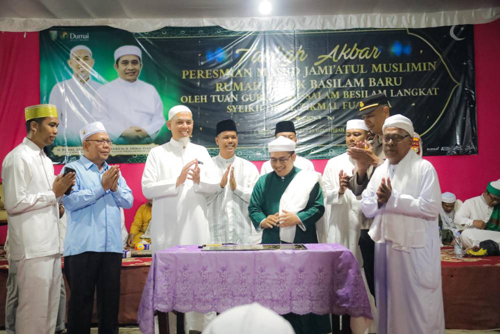 PERESMIAN RUMAH SULUK BASILAM BARU OLEH TUANG GURU BABUSSALAM BESILAM LANGKAT TH.2025