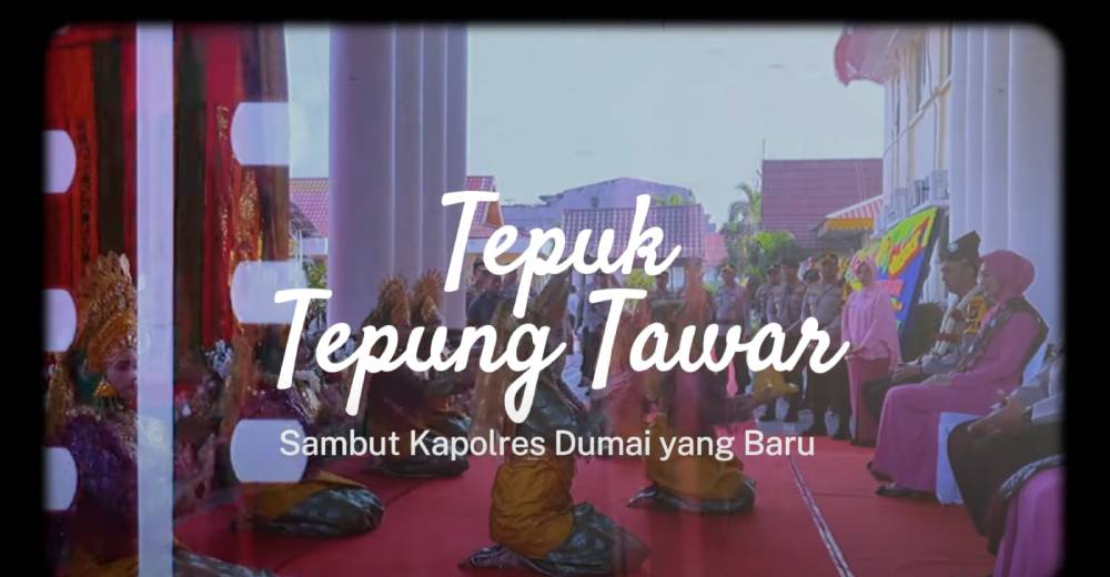 TEPUK TEPUNG TAWAR PENYAMBUTAN KAPOLRES BARU KOTA DUMAI TAHUN 2025