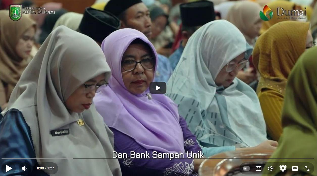 Pelantikan & Pengukuhan Pengurus Bank Sampah Induk & Bank Sampah Unit se-Kota Dumai Th.2025