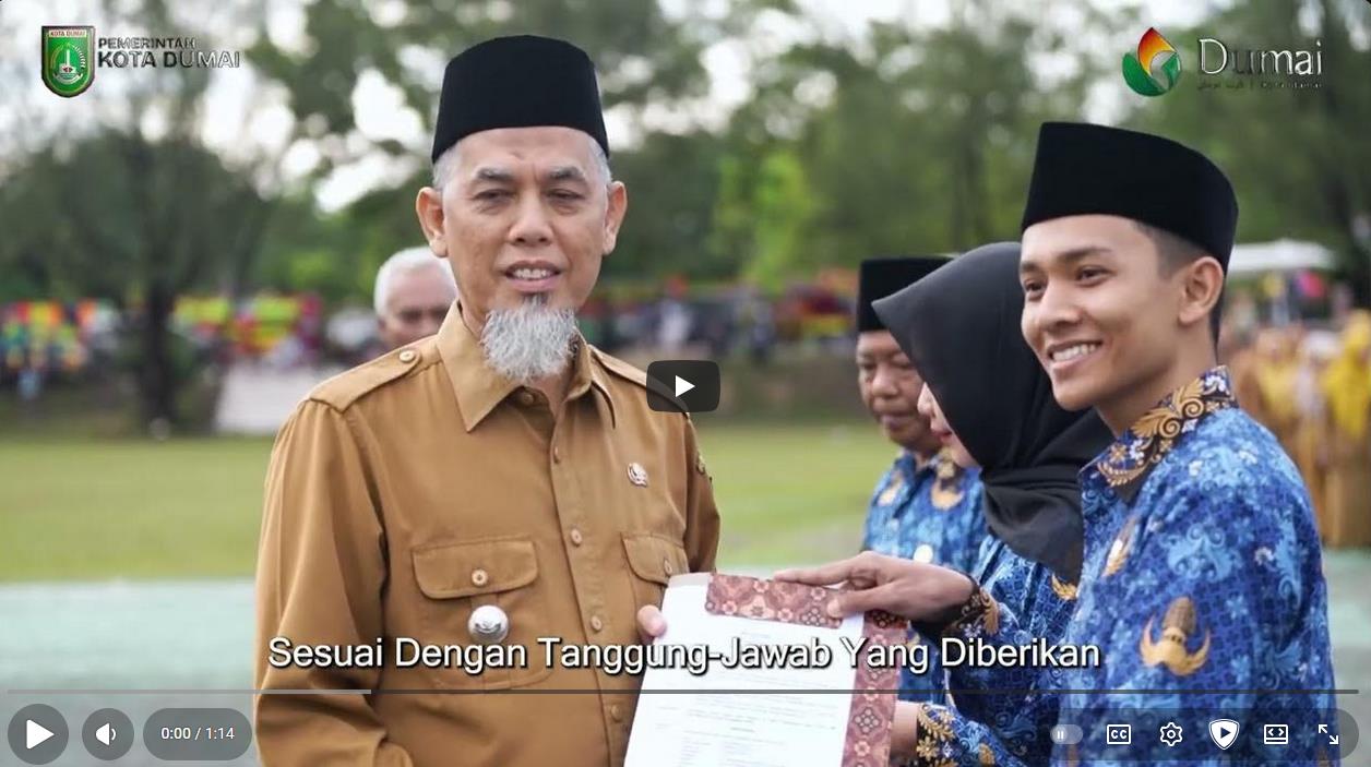 Pelantikan PPPK Gelombang II Kota Dumai Tahun 2025