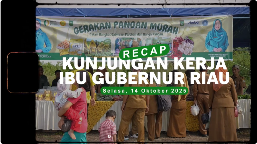 Recap Kunjungan Kerja Ibu Gubernur Riau Di Kota Dumai Tahun 2025