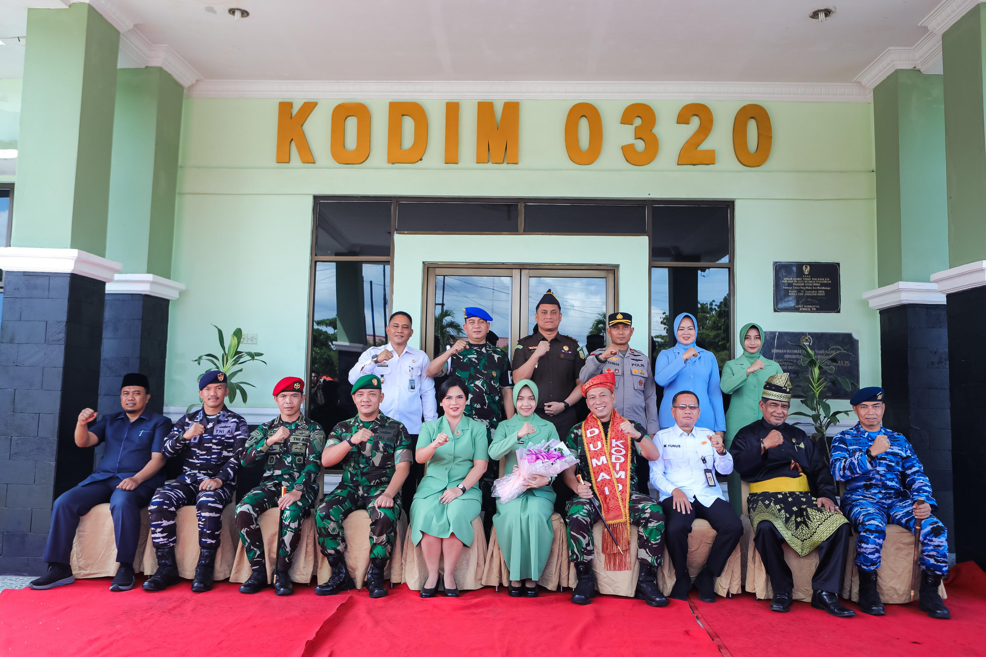 Penyambutan Komandan Kodim 0320 Di Kota Dumai